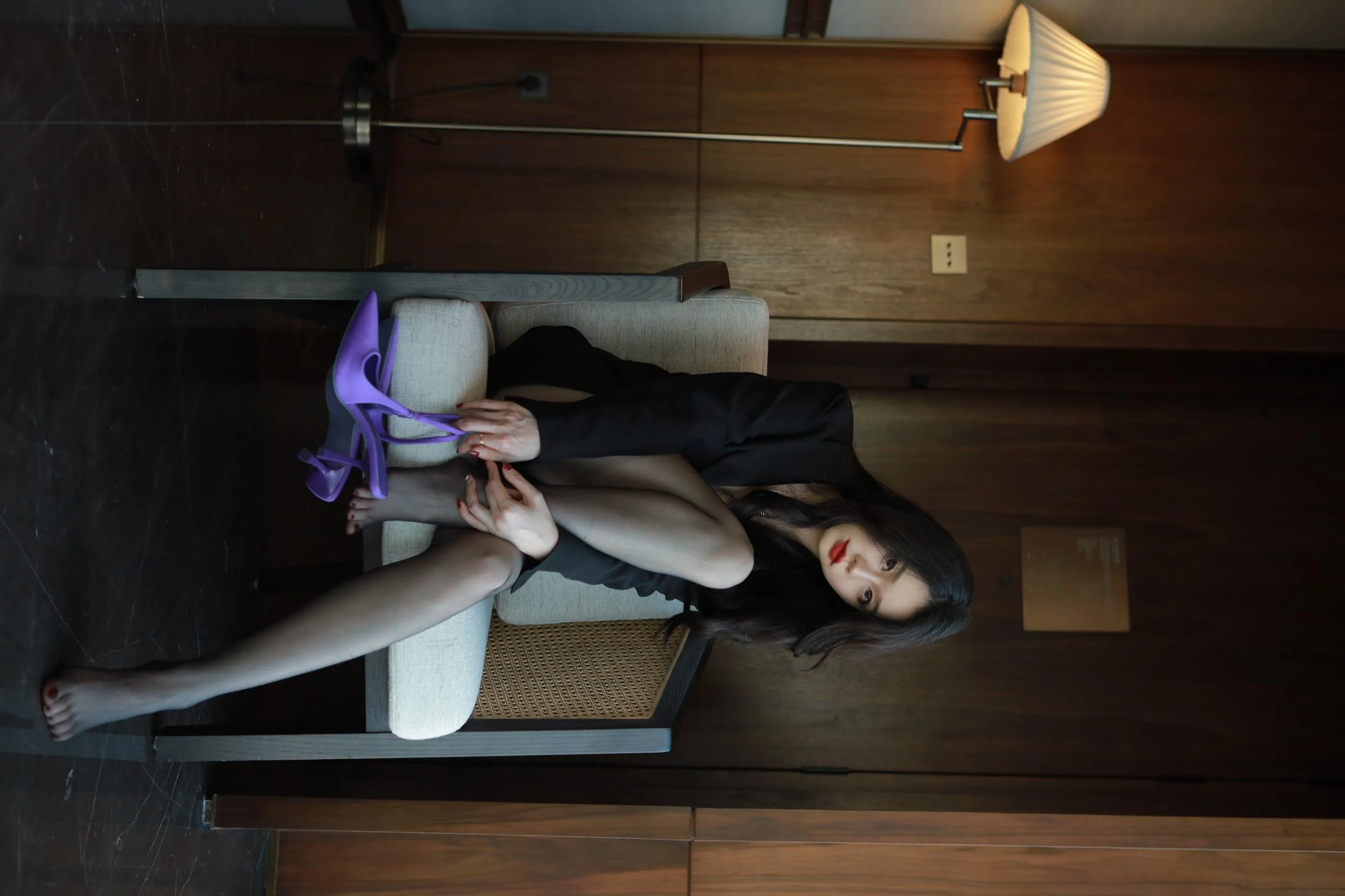 Sia不吃鱼 – NO.007 黑丝玉足 [88P]插图5